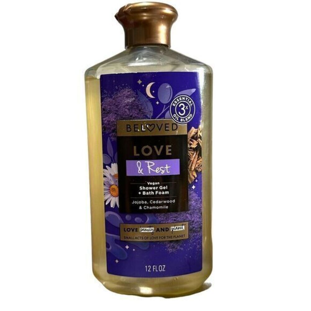 Love Beauty and Planet‎ Vegan Shower Gel 12oz Jojoba Cedarwood Chamomile